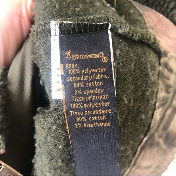 Browning Women’s Green Camo Sherpa Style Vest Size Large - Picture 8 of 11